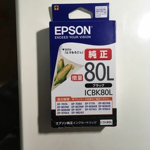 エプソン純正インク　ICBK80L