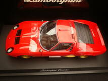 絶版！ 京商 1/18 Lamborghini ランボルギーニ Miura ミウラ P400 SV Light Red No.08313LR _画像5