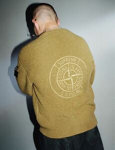 Supreme Stone Island Boucle Cardigan シュプリーム ストーンアイランド カーディガン オリーブ