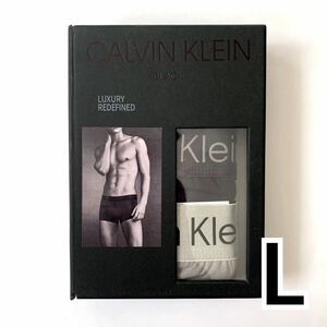 Calvin Klein ボクサーパンツ BLACK Lサイズ 3枚セット ブラック ダークグレー ライトグレー 送料無料 最短発送 カルバンクライン