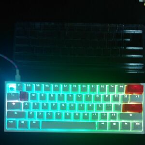 ducky one 2 mini cherry mx 茶軸 コイルケーブル付き