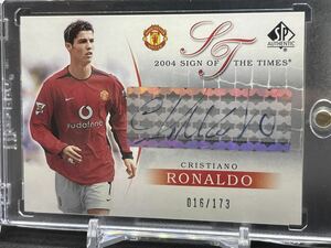 ★2004 Upper Deck Sign of the Times CRISTIANO RONALDO /173★クリスティアーノ・ロナウド サイン マンチェスター・ユナイテッド オート