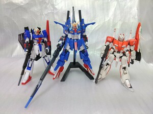  Bandai gun pra Gundam plastic model HGUC 1/144 assembly ending Junk set sale ze-taze-ta plus ZZⅡ