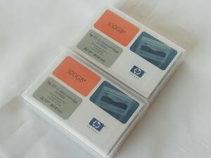 データカートリッジ HP AIT-2 100GB DATA CARTRIDGE Q1998A / 2本セット[未開封・中古美品]