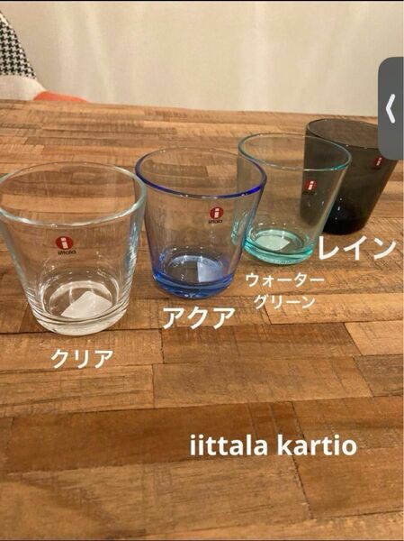 iittala Kartio イッタラ カルティオ タンブラー 4色セット