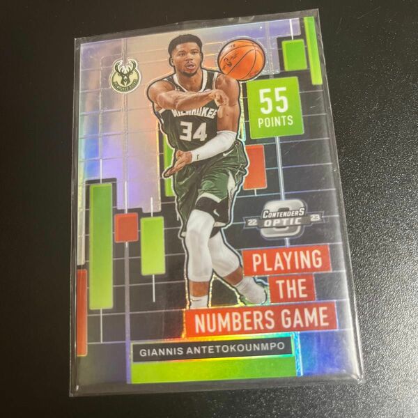 nbaカード　Giannis antetokounmpo Prizm Panini