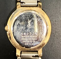 イブサンローラン 2200-229789Y ブラック文字盤 QZ レディース腕時計 動作未確認_画像4