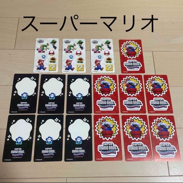セブンイレブン限定 スーパーマリオステッカー シール 3種16枚
