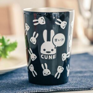 - 225 CUNE(R)[ cue n]BLACK vacuum insulation tumbler postage 350 jpy 