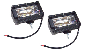 HK 72W LED作業灯 白 2個セット 12V/24V/72W LED ワークライト 作業灯 デッキライト 集魚灯 前照灯 投光器