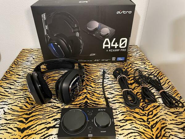 動作確認済み　ASTRO A40 TRヘッドセット MIXAMP PRO TR