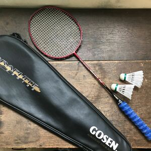 GOSEN GRAPHITE 727 badminton racket Gosen Shuttle case attaching 