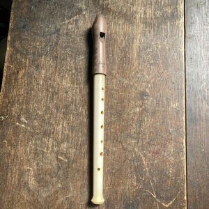 古い笛 リコーダー NIKKAN S 昭和レトロ ビンテージ 楽器