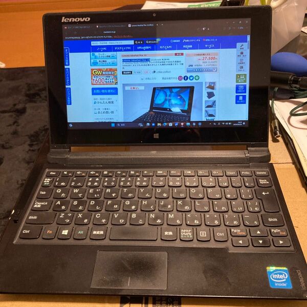 【動作品】windows11 Lenovo IdeaPad flex10 SSD Celeron