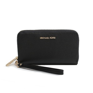 マイケルコース MICHAEL KORS JET SET TRAVEL LG FLAT MF PHN CASE 長財布 35S9GTVE7L-BLACK レディース ブラック