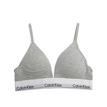 カルバンクライン CALVIN KLEIN ブラトップ QF5650-020-M レディース グレー CK ジムウェア_画像1