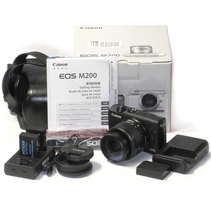 【中古】■■EOS M200 Canon ミラーレス一眼カメラ キャノン■■