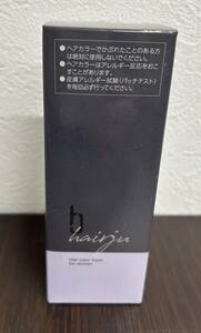 未使用品 ヘアージュ　ヘアーカラーフォーム ナチュラルブラック 80ｇ　白髪用