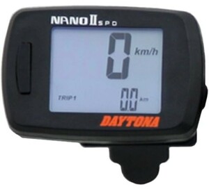 AD10 デイトナ(Daytona) バイク用 デジタルスピードメーター 表示範囲0~399km/h 60×40×17.5mm NANO2 78596 格安売り切りスタート ゆ