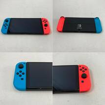 (26943) ■【1円～】Nintendo Switch 有機EL ネオン　中古品_画像4