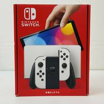 (26976)〇【1円～】Nintendo Switch 有機ELモデル ホワイト [任天堂/ニンテンドースイッチ] 中古品_画像1
