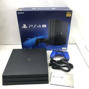 (27071)▲【1円～】PS4 Pro 本体 動作確認済み / CUH-7200B 1TB ジェットブラック / Sony PlayStation4 Pro 中古品