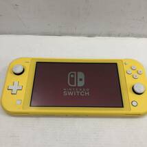 (27077)▲【1円～】Nintendo Switch Lite イエロー 本体のみ / 動作確認済み 任天堂 HDH-001 現状品_画像1