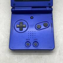 (26911) ■ GBA SP 本体のみ AGS-001 ブルー　※箱無し、基本動作確認済み、付属品無し　中古品_画像4