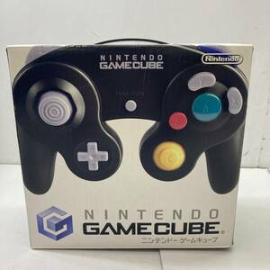 (26915) #Nintendo GAME CUBE DOL-001 black * box scratch equipped, basis operation verification ending secondhand goods 