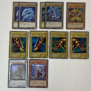 (27149) #[1 иен ~] Yugioh 11 листов продажа комплектом синий глаз. белый дракон /. печать ... exhaust tia/. печать ... человек. левый пара /. печать ... человек. правый пара др. б/у товар 