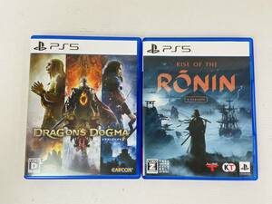 (26923) ■ PS５ ソフト 2本セット まとめ売り　ドラゴンズドグマ２/RONIN　中古品