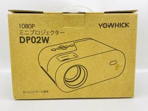 (27343)□YOWHICK ミニプロジェクター DP02W 1080P [家電/ホームシアター]中古品