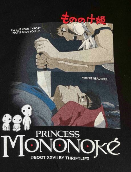 もののけ姫 The PrincessMononoke BootTシャツ XXL