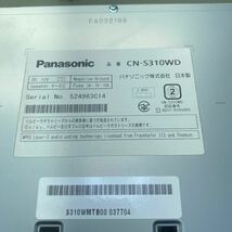 ★保証付動作★ Panasonic メモリーナビ CN-S310WD★フルセグTV/CD/DVD/MP3/AM/FM/BLUETOOTH/SD/USB_画像9