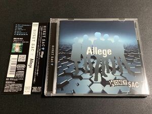 #3/美品帯付き/直筆サイン入り/ HONEY SAC(ハニー・サック) 『Allege』CD / 関西、ガールズバンド