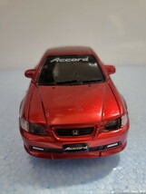 絶版ミニカー マルカ ドライブタウン プルバックカー ミニカー ホンダアコード HONDA ACCORD ワイン CF CL _画像2