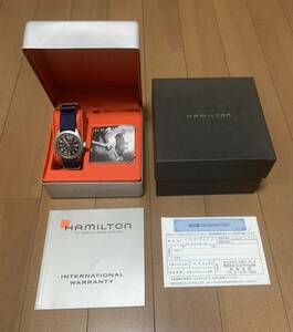 美品 HAMILTON KHAKI ハミルトン カーキ フィールド H68411553 ケース・保証書・説明書付 メンズ 腕時計 QUARTZ クォーツ 販売終了モデル