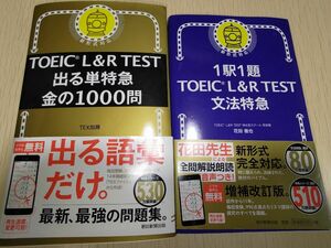 TOEIC L&R TEST 出る単特急 金の1000問+1駅1新TOEIC TEST 文法 特急