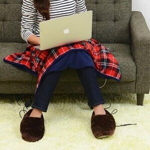 slippers type foot warmer pair temperature vessel pair inserting heater USB underfoot warm goods winter cold-protection chilblain ZCL723