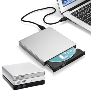 外付けDVDオプティカルドライブコンボ USB2.0 CD / DVD-ROMCD-RWプレーヤー ラップトップPC用 スリムポータブルリーダーレコーダーDJ1097