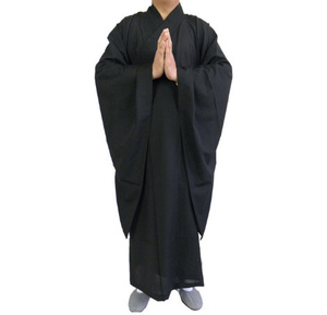 僧侶の衣装 瞑想 禅 少林寺 韓服 中国の伝統的な衣類 仏教 僧のローブ 道教 チベット服 コスプレ 太極拳 カンフー 選べる7サイ ZCL821