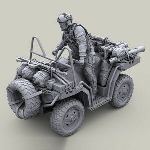 フィギュア 1/35 兵士 米 特殊部隊 アメリカ ATV 未塗装 未組立DJ1057