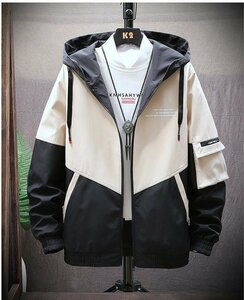 新品◆メンズ　男性　ジャケット　コート　アウター　フード　カジュアル　スタイリッシュ　トレンディDJ077