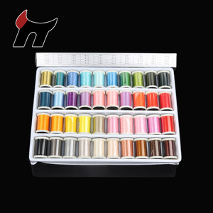 40 color box reel . sewing-cotton braided thread spool craft . thread f Roth kit DIY sewing machine tool DJ1091