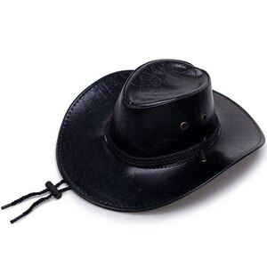 u Boy hat Western ten-gallon hat hat unisex fake leather human work leather west part cosplay small articles ZCL768