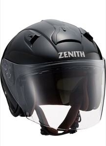 【新品】ヤマハ(Yamaha)バイクヘルメット ジェット YJ-14 ZENITH サンバイザーモデル 90791-2280M メタルブラック M (頭囲 57cm~58cm)