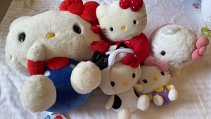  Hello Kitty soft toy mascot 5 point set sale Kitty Chan Sanrio Sanrio character goods strap 