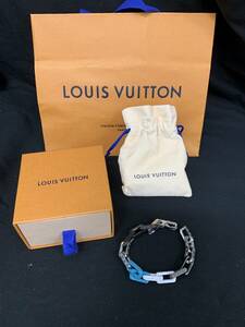 GII39964 LOUIS VUITTON Louis Vuitton bracele * monogram chain M1042L 23 year made 