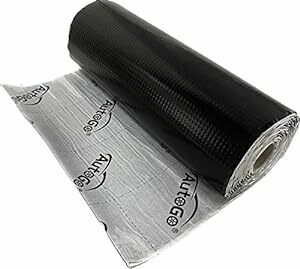 AutoGo damping sheet car deadning material [ system .* sound-absorbing * insulation ] thickness 2.3mm× width 46CM× length 5M surface aluminium .+ back surface butyl 