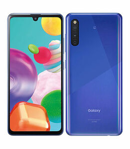 Galaxy A41 SCV48[64GB] UQモバイル ブルー【安心保証】